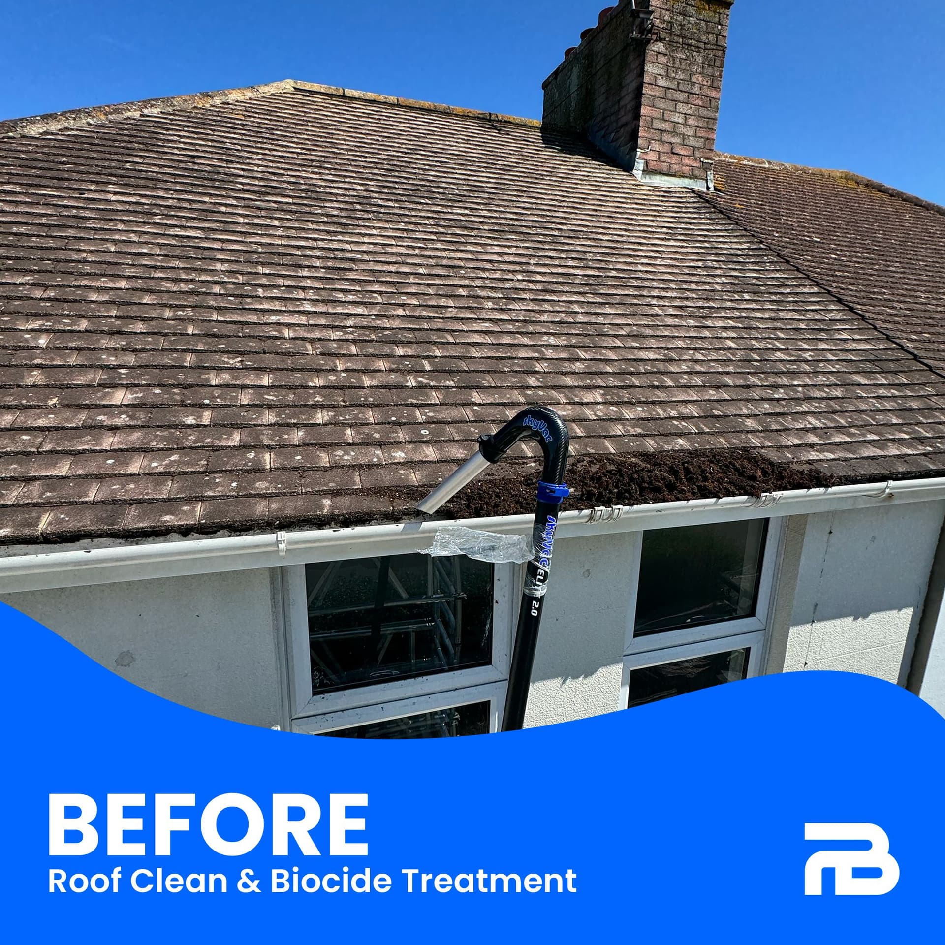 Before - Gutter and roof edge detail