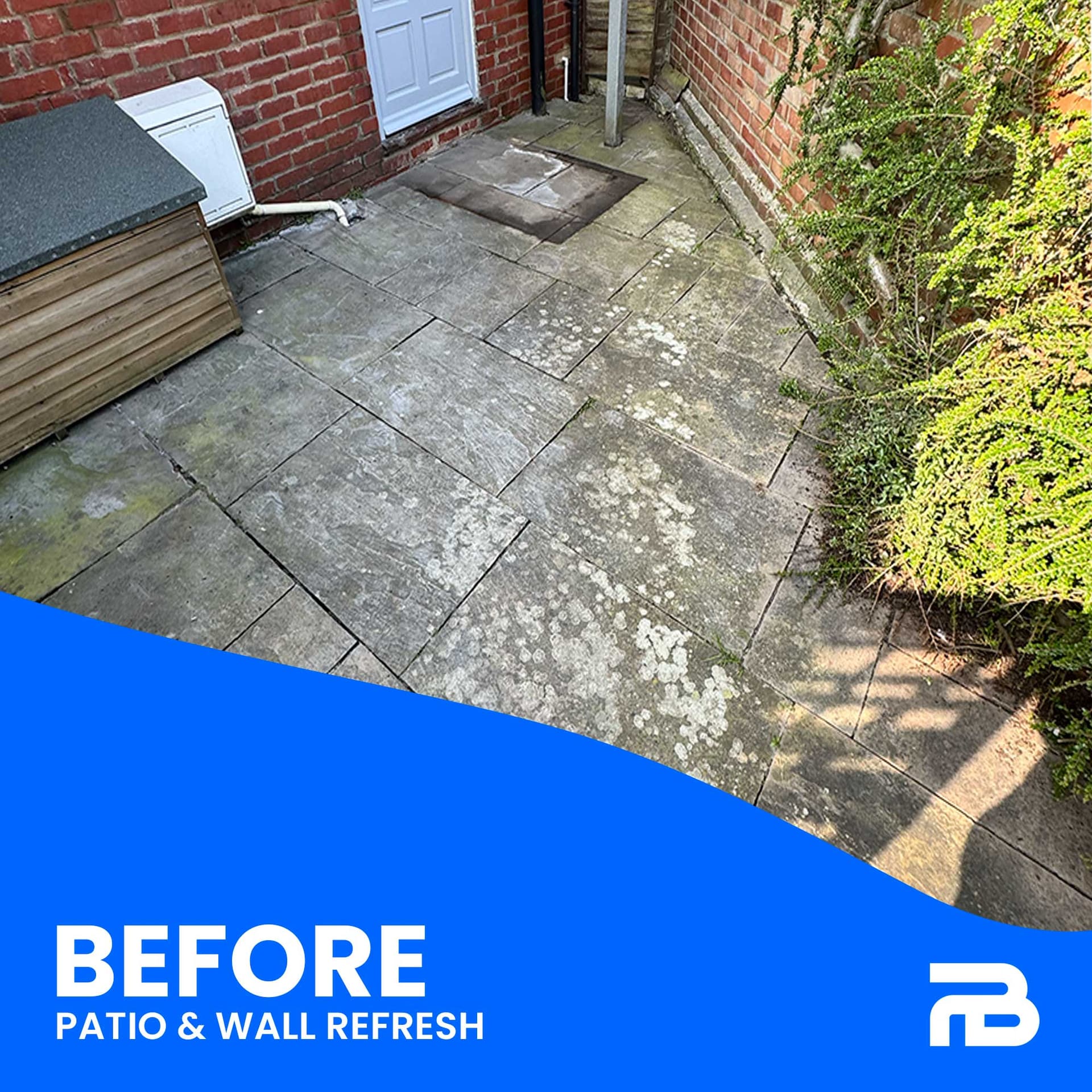 Swanage Patio Transformation - Before