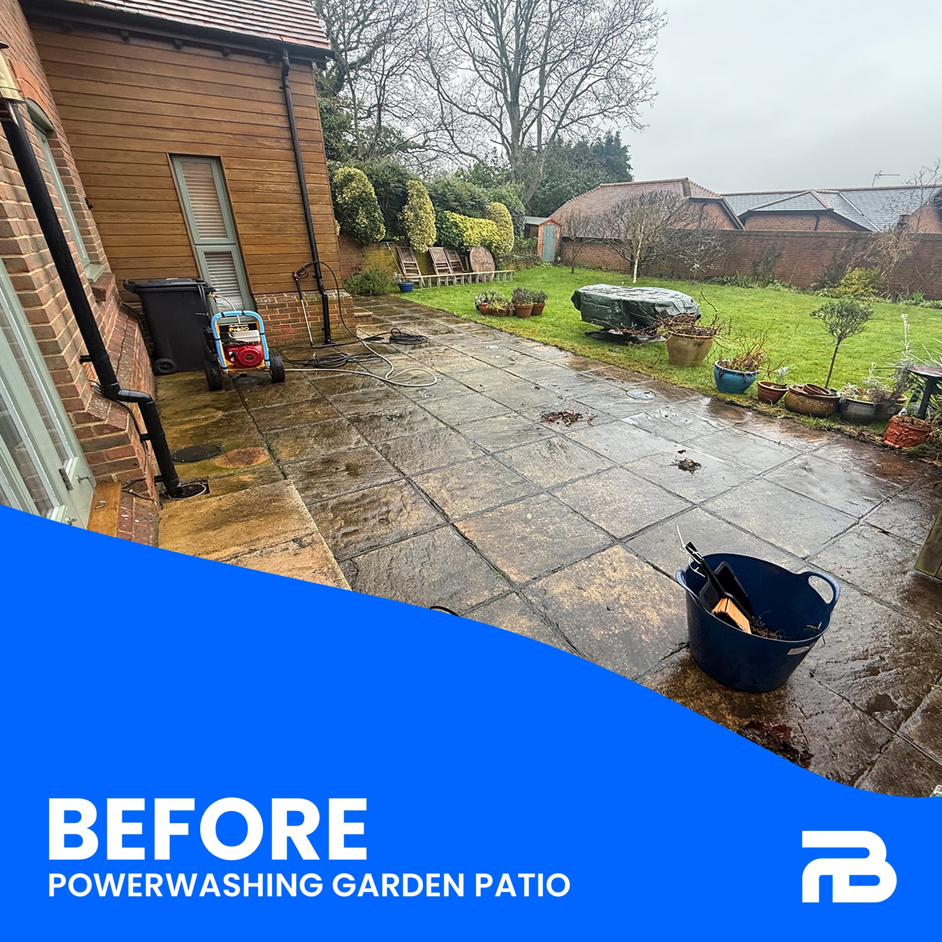 Garden Patio Restoration - Before