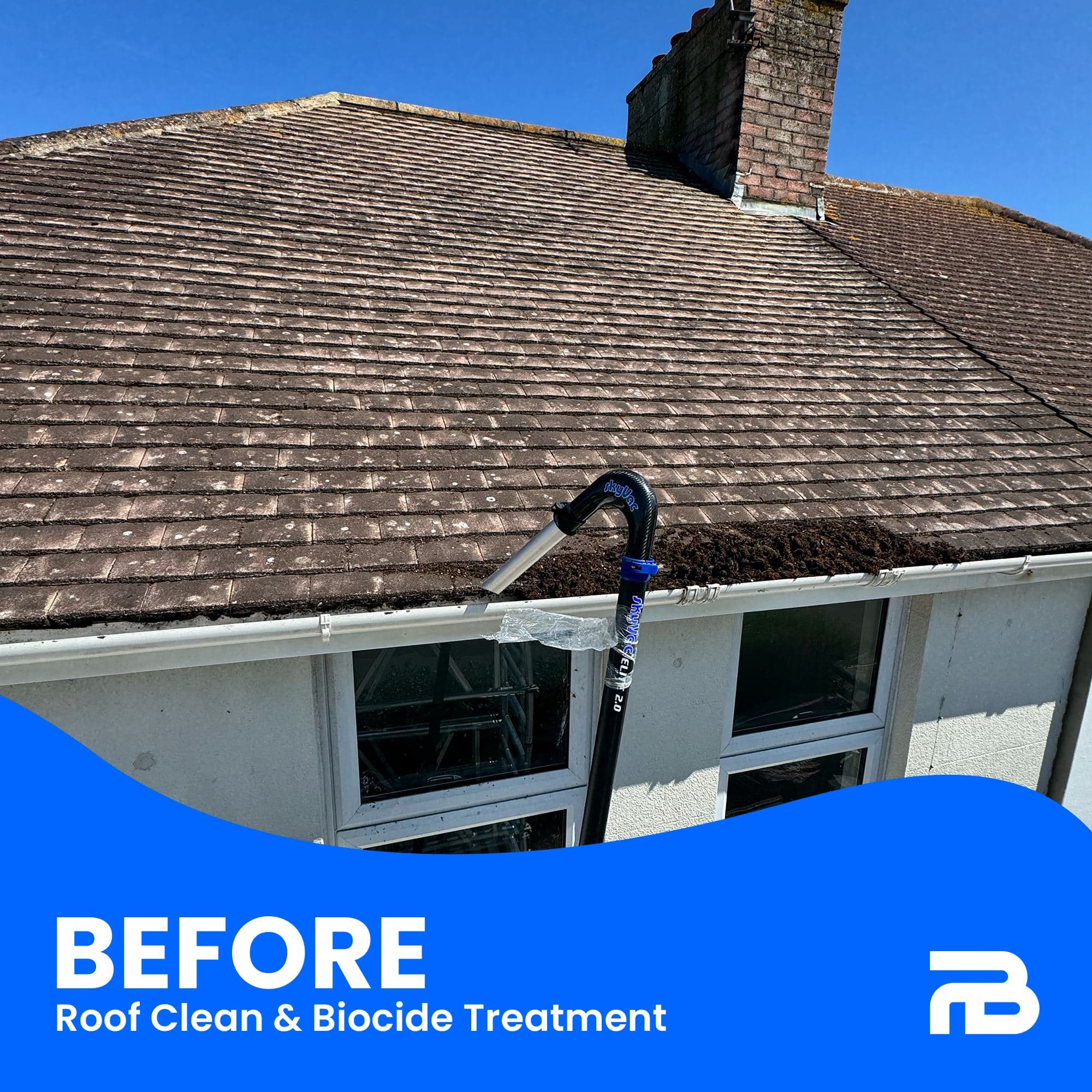 Before - Gutter and roof edge detail